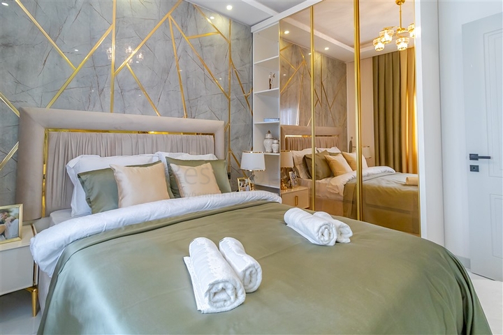 شقة 1+1 في مجمع حديث في منطقة أوبا