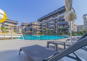 شقة 1+1 في مجمع حديث في منطقة أوبا