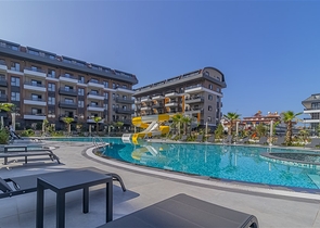 شقة 1+1 في مجمع حديث في منطقة أوبا