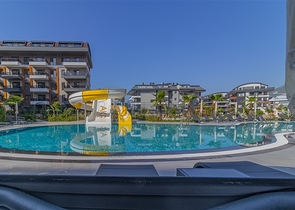 شقة 1+1 في مجمع حديث في منطقة أوبا