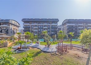 شقة 1+1 في مجمع حديث في منطقة أوبا