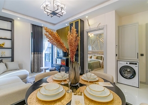 شقة 1+1 في مجمع حديث في منطقة أوبا