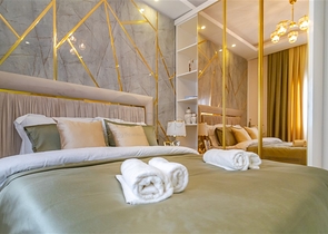 شقة 1+1 في مجمع حديث في منطقة أوبا