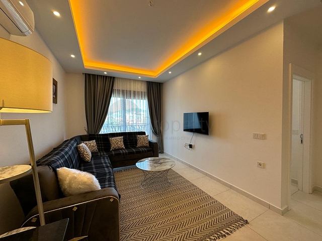 شقة 1+1 مطلة على الجبل في مجمع حديث