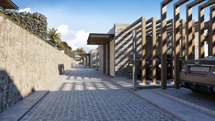 مجمع فلل بتصميم عصري في الجزء التاريخي من مدينة بودروم. مجمع فلل بتصميم عصري في الجزء التاريخي من مدينة بودروم.