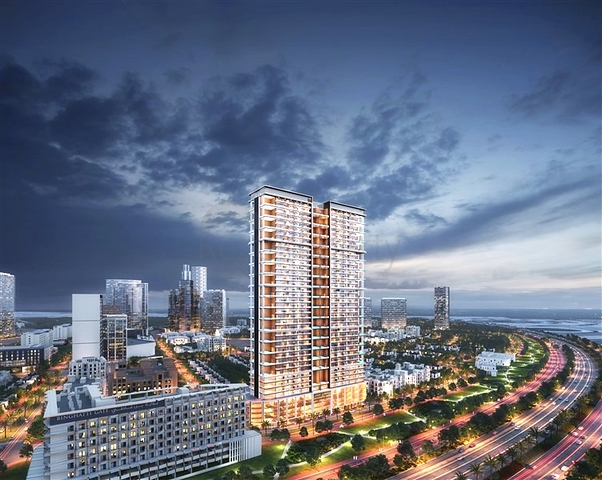 شقق مع حمامات سباحة على شرفات في قرية الجميرا سركل