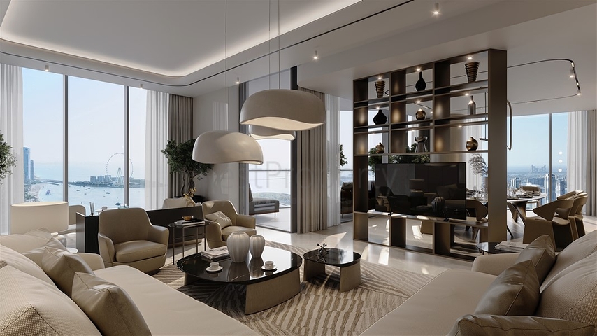 شقق على مسافة قريبة من البحر في مرسى دبي