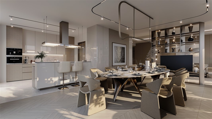 شقق على مسافة قريبة من البحر في مرسى دبي