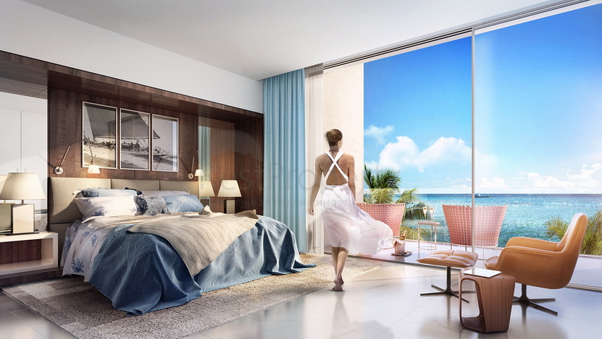 منازل مع حمامات سباحة خاصة وشواطئ في أرخبيل العالم في دبي