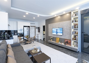 شقة 1+1 في مجمع سكني راقي في منطقة أوبا