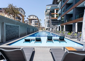 شقة 1+1 في مجمع سكني راقي في منطقة أوبا