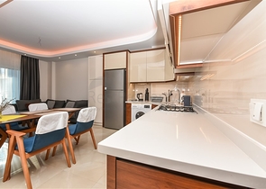 شقة 1+1 في مجمع متميز في منطقة محمودلار 