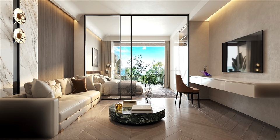 مجمع سكني جديد مطل على البحر