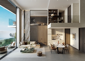 مجمع سكني جديد مطل على البحر