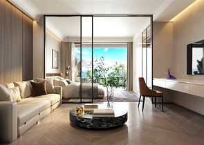 مجمع سكني جديد مطل على البحر