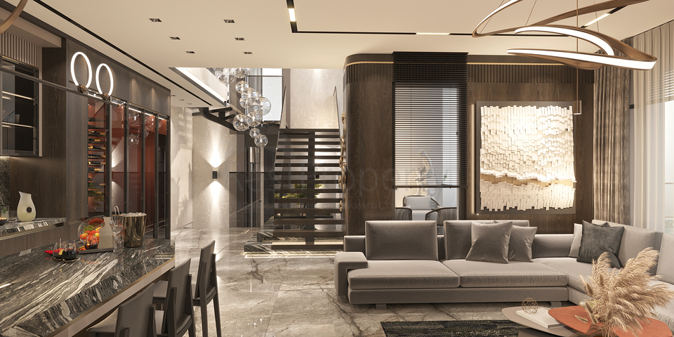 فيلا تطل على البحر الأبيض المتوسط هي مزيج مثالي من الفخامة والطبيعة