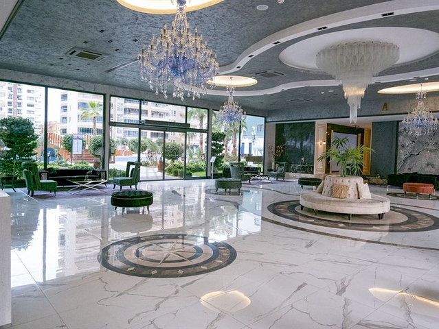 شقة مفروشة 1 + 1 في مجمع مع بنية تحتية فندقية في محمودلار