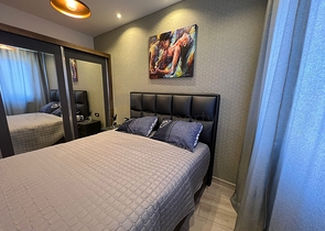 شقة مفروشة 1 + 1 في مجمع مع بنية تحتية فندقية في محمودلار