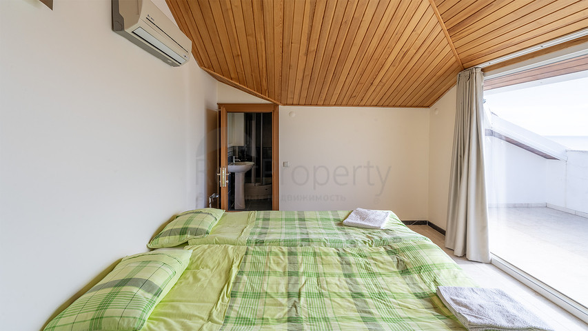 بنتهاوس مفروش 4 + 1 مطل على البحر في وسط ألانيا