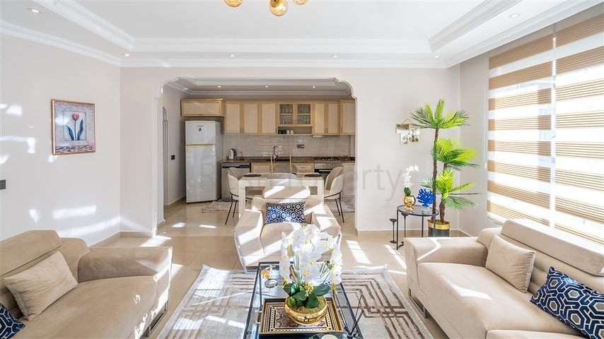 شقة 2 + 1 في منطقة أوبا