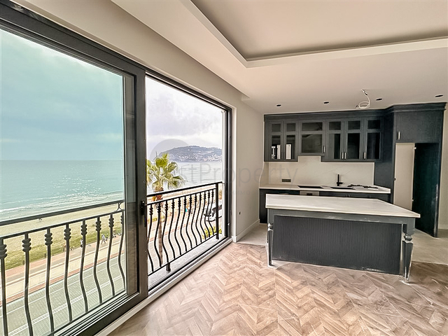 شقة بغرفة نوم واحدة في وسط ألانيا مع إطلالات بانورامية على البحر شقة بغرفة نوم واحدة في وسط ألانيا مع إطلالات بانورامية على البحر