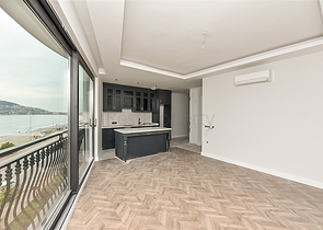 شقة بغرفة نوم واحدة في وسط ألانيا مع إطلالات بانورامية على البحر شقة بغرفة نوم واحدة في وسط ألانيا مع إطلالات بانورامية على البحر