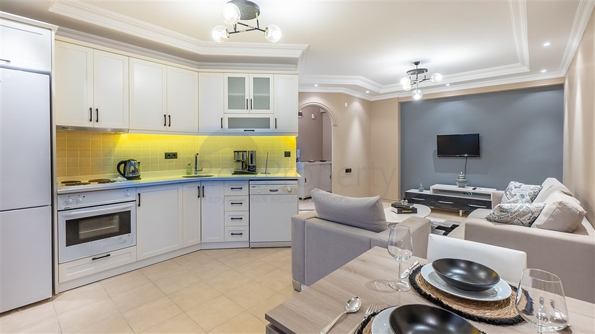 شقة مريحة 1 + 1 مع مساحة كبيرة