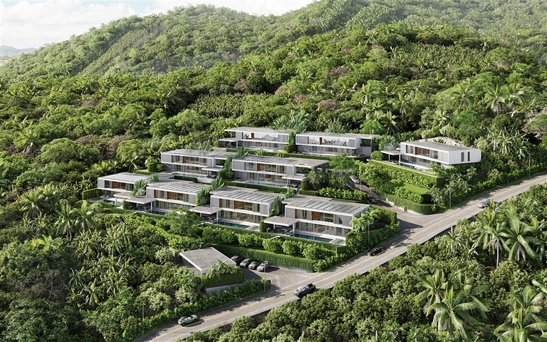 مجمع فيلا في مكان سماوي 