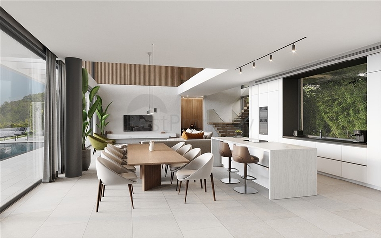 مجمع فيلا في مكان سماوي 