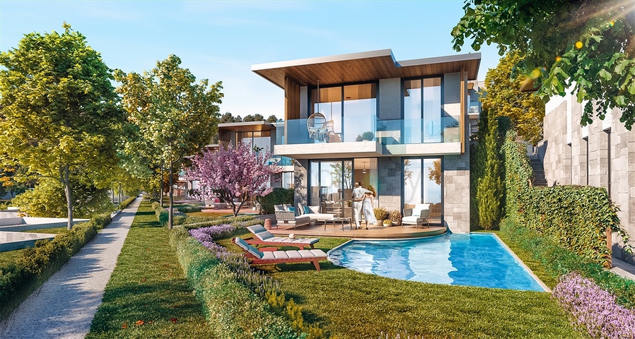 مشروع واسع النطاق في منطقة إسنتيبي مع إطلالات بانورامية على البحر 