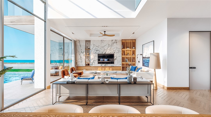 مشروع واسع النطاق في منطقة إسنتيبي مع إطلالات بانورامية على البحر 