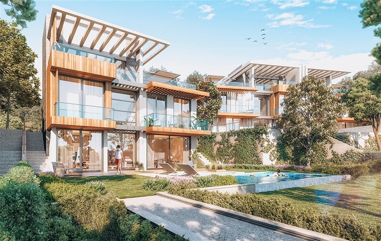 مشروع واسع النطاق في منطقة إسنتيبي مع إطلالات بانورامية على البحر 