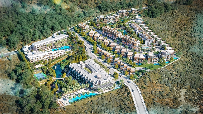 مشروع واسع النطاق في منطقة إسنتيبي مع إطلالات بانورامية على البحر 