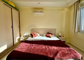 2 + 1 شقة 150 متر من البحر الأبيض المتوسط في منطقة أوبا