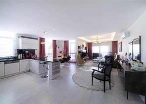 بنتهاوس 3+1 مع إطلالة على البحر الأبيض المتوسط