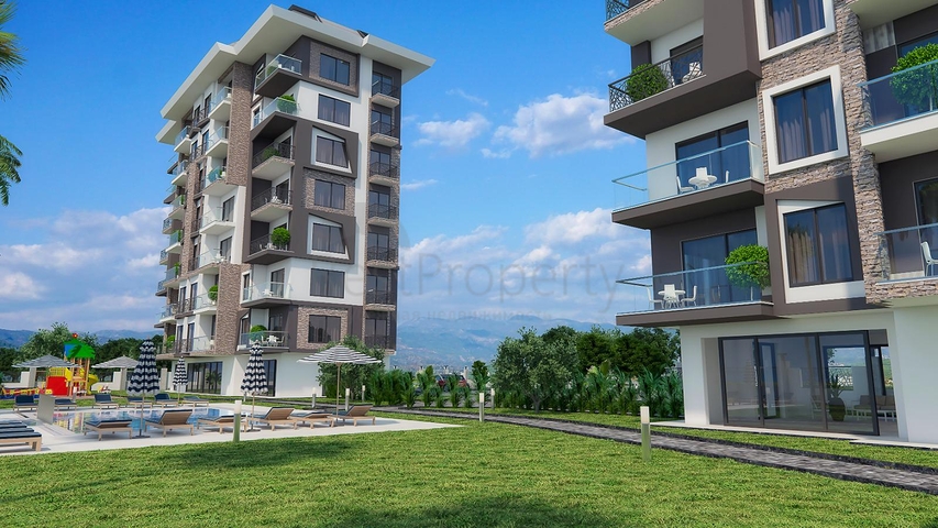 شقة 1+1 مطلة على البحر