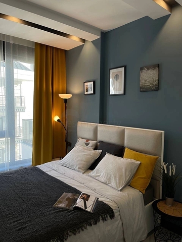 شقة 1+1 في مجمع سكني جديد في وسط محمودلار