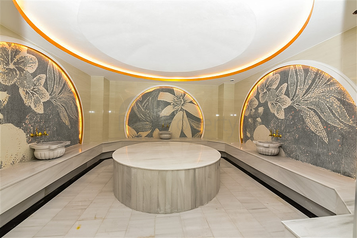 شقة بغرفة نوم واحدة على البحر في مجمع فاخر