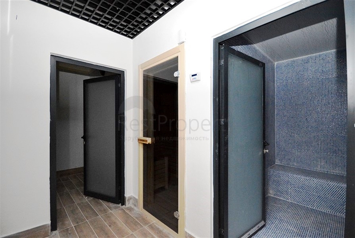 شقة مفروشة بغرفة نوم واحدة مع تخطيط 1 + 1