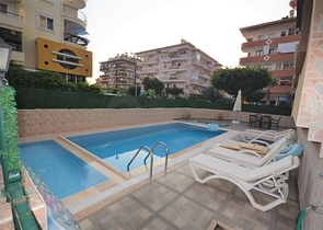 شقة مفروشة 2 + 1 في منطقة أوبا