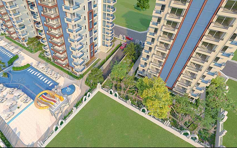 دوبلكس 2 + 1 في مجمع جديد من مطور كبير