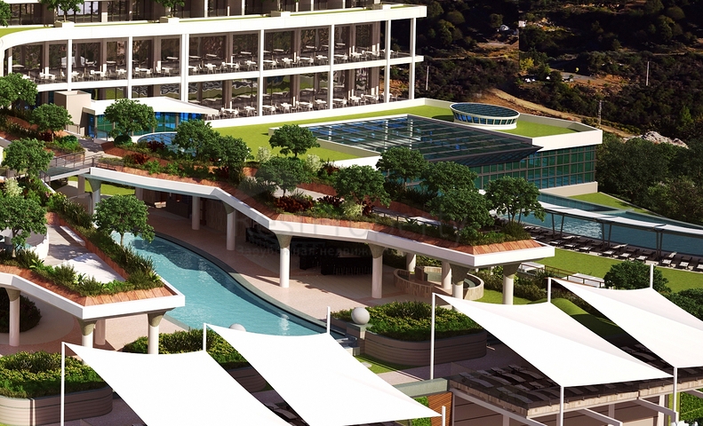 شقة 1+1 في مجمع مفهوم الفندق.