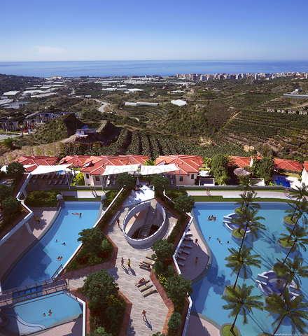 شقة 1+1 في مجمع مفهوم الفندق.