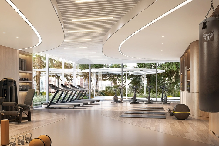 شقق مطلة على قناة برج خليفة في دبي