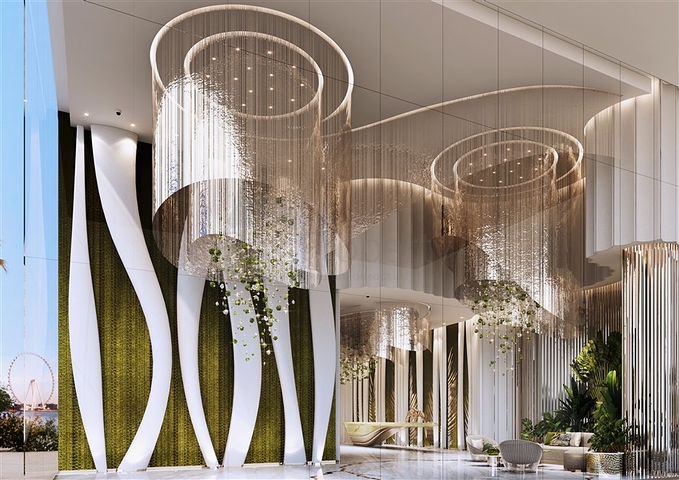 شقق كافالي الفاخرة المطلة على البحر في ميناء دبي