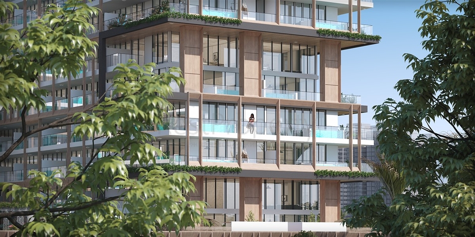 شقق استثمارية مع مسبح في دبي ، أرجان