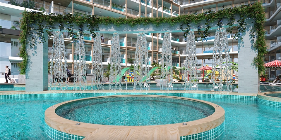 شقق استثمارية مع مسبح في دبي ، أرجان