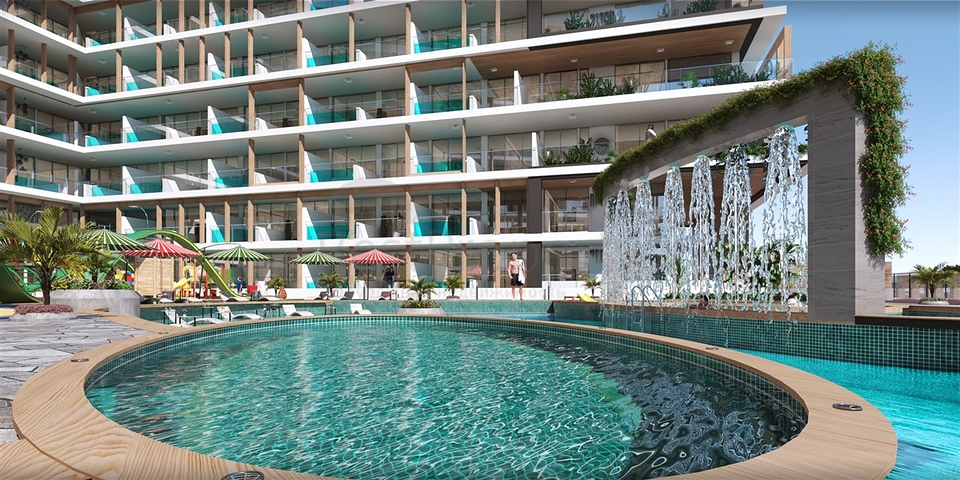 شقق استثمارية مع مسبح في دبي ، أرجان