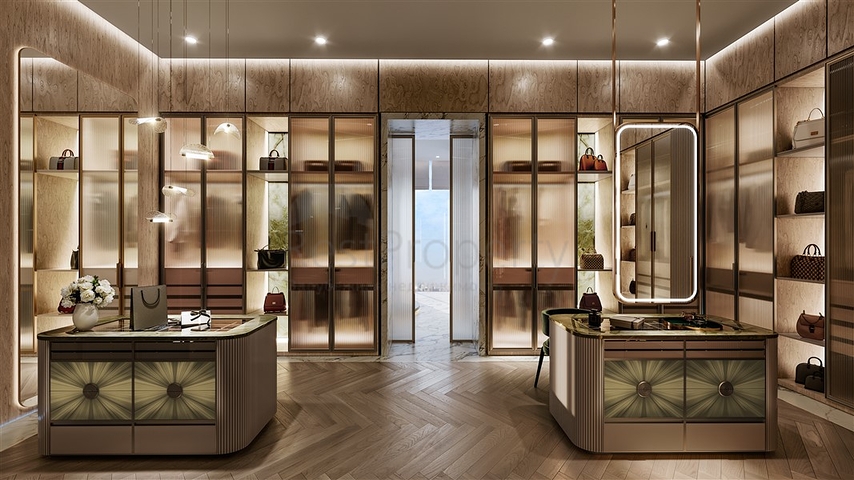 شقق مطلة على برج خليفة ومسابح في دبي