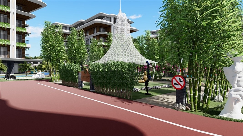 شقة بغرفة نوم واحدة في مجمع حصري في منطقة أوبا.